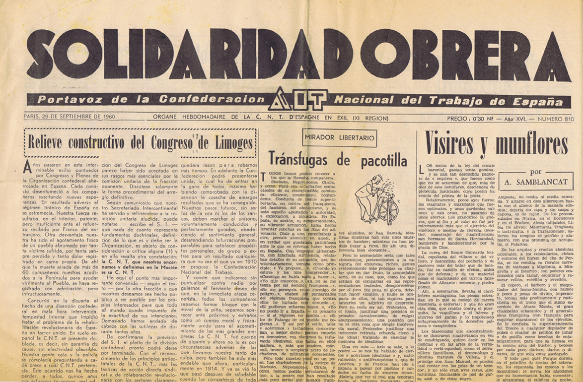 Solidaridad obrera AIT 1944-1960