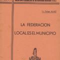 La federación local es el municipio