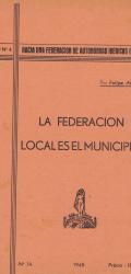 La federación local es el municipio