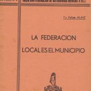 La federación local es el municipio